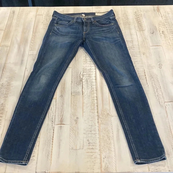 Rag & Bone The Dre Boyfriend Low Rise Slim Skinny Jean in Snoqualme Sz 25 - Picture 3 of 7